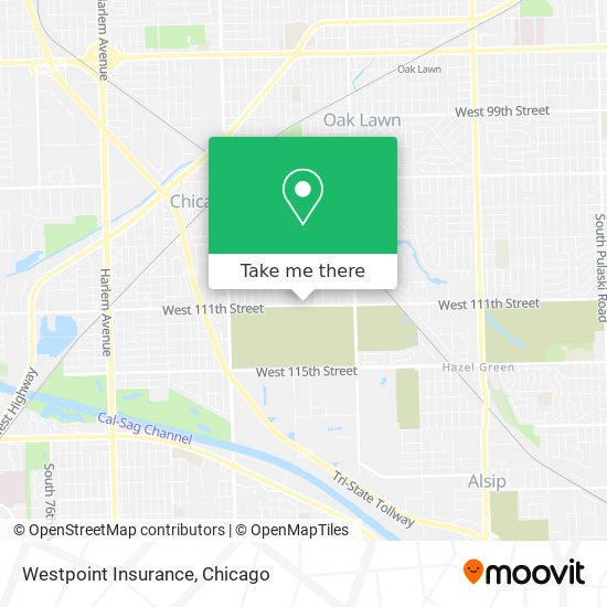 Westpoint Insurance map