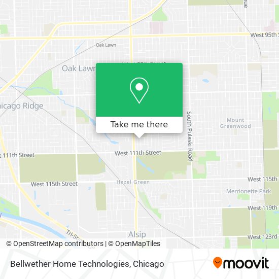 Bellwether Home Technologies map