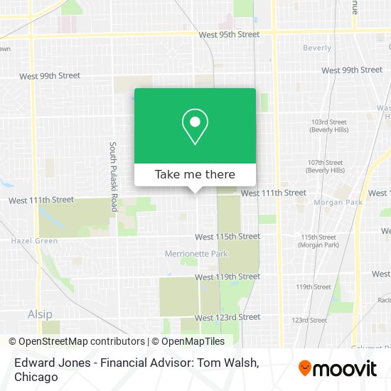 Mapa de Edward Jones - Financial Advisor: Tom Walsh