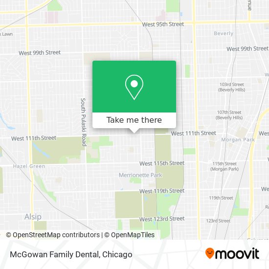 Mapa de McGowan Family Dental