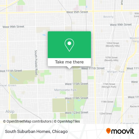 Mapa de South Suburban Homes