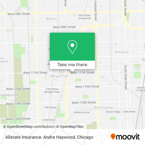 Allstate Insurance: Andre Haywood map