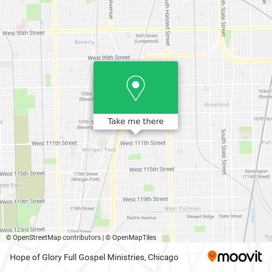 Hope of Glory Full Gospel Ministries map