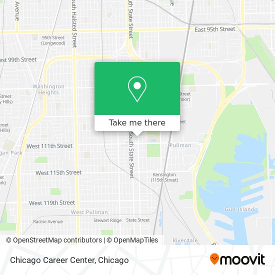 Chicago Career Center map