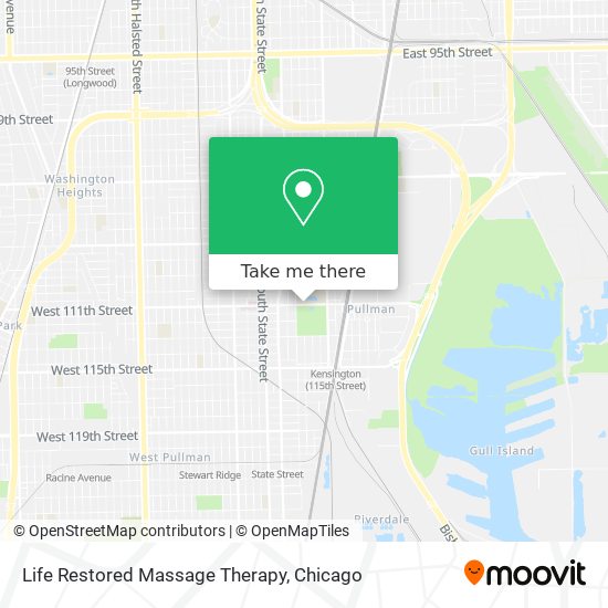 Mapa de Life Restored Massage Therapy