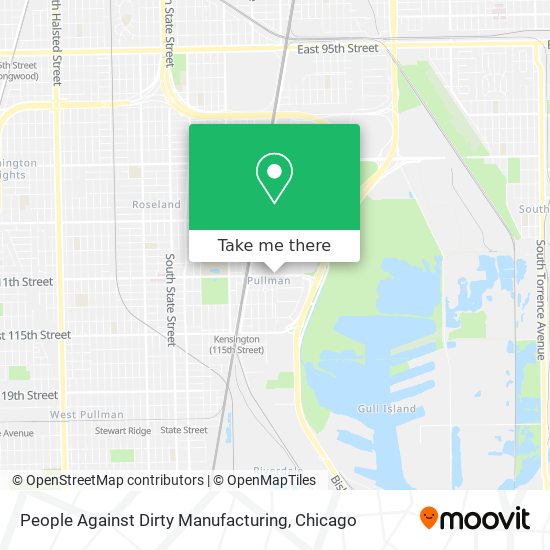 People Against Dirty Manufacturing map