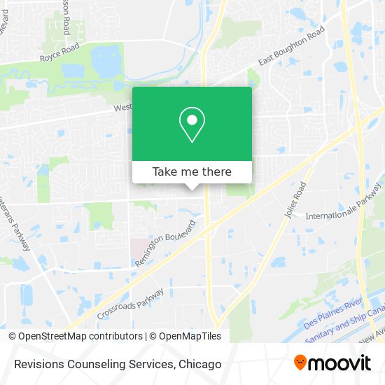 Revisions Counseling Services map