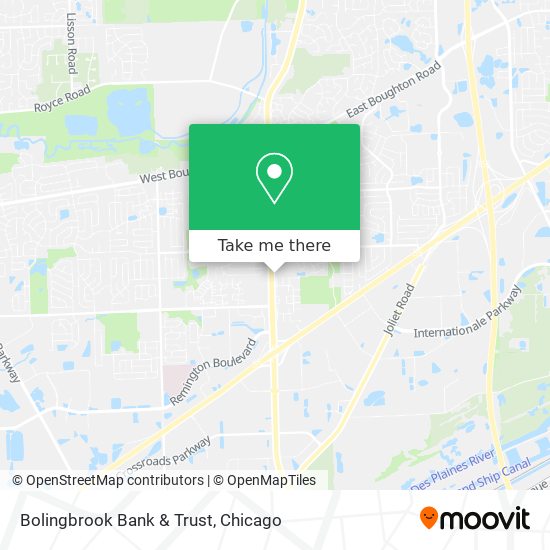 Bolingbrook Bank & Trust map