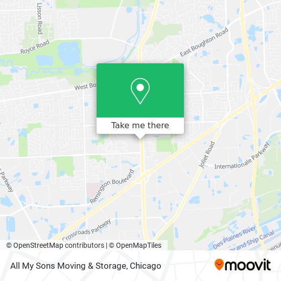 Mapa de All My Sons Moving & Storage