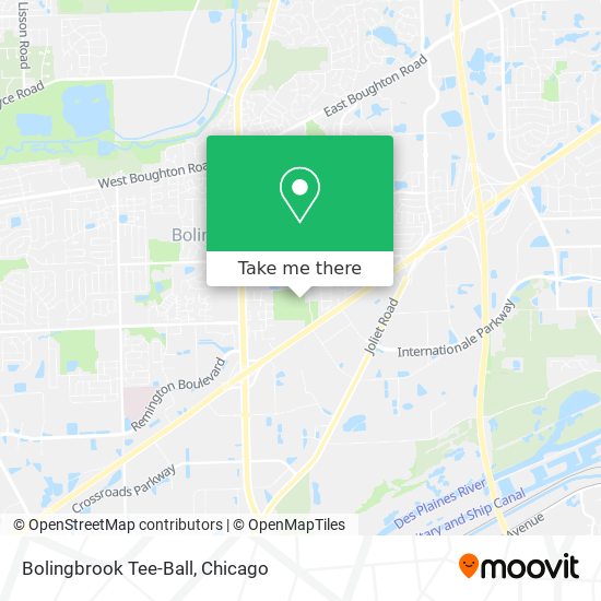 Bolingbrook Tee-Ball map