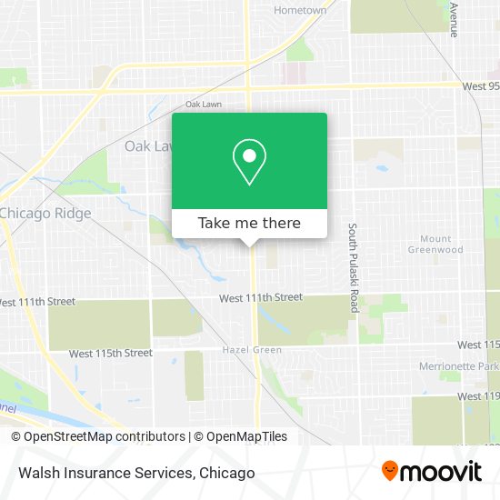 Mapa de Walsh Insurance Services
