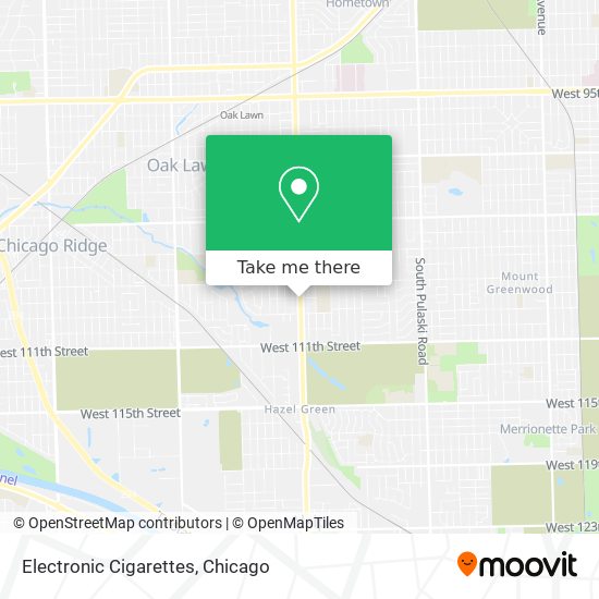 Electronic Cigarettes map