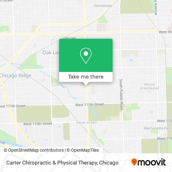 Carter Chiropractic & Physical Therapy map