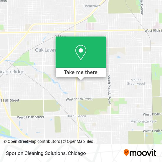 Spot on Cleaning Solutions map