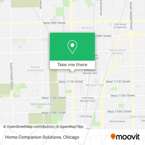 Home Companion Solutions map