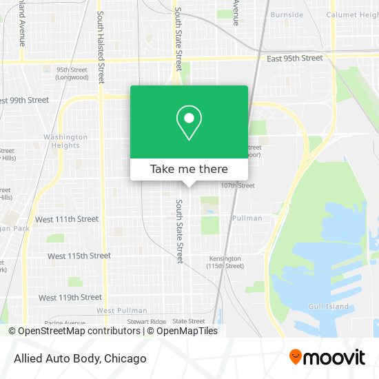 Allied Auto Body map