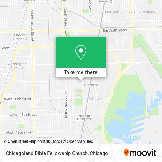 Chicagoland Bible Fellowship Church map