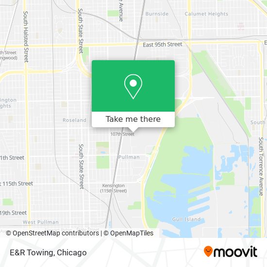 E&R Towing map