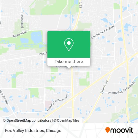 Fox Valley Industries map