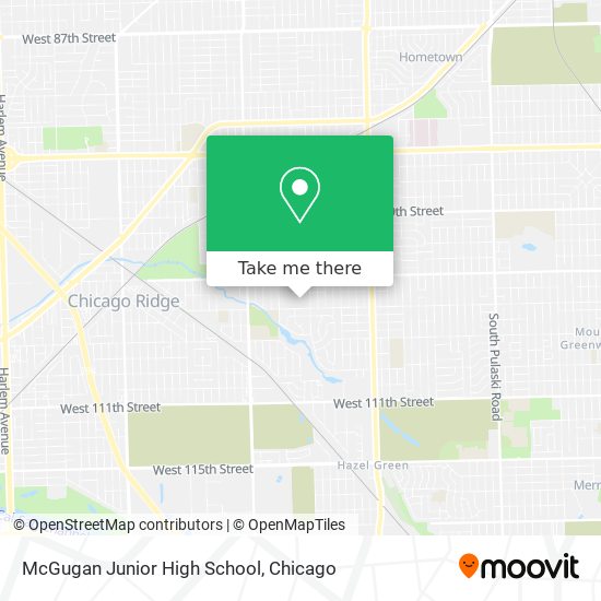 McGugan Junior High School map