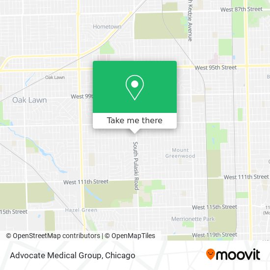 Advocate Medical Group map