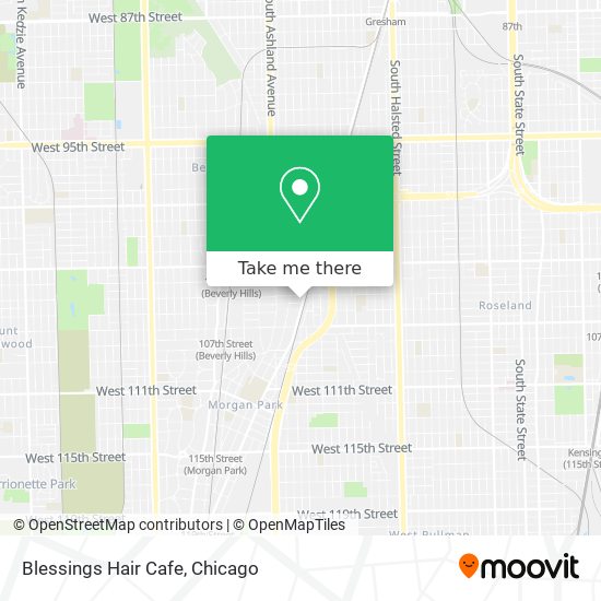 Mapa de Blessings Hair Cafe