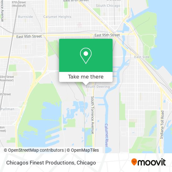 Chicagos Finest Productions map