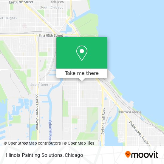 Illinois Painting Solutions map