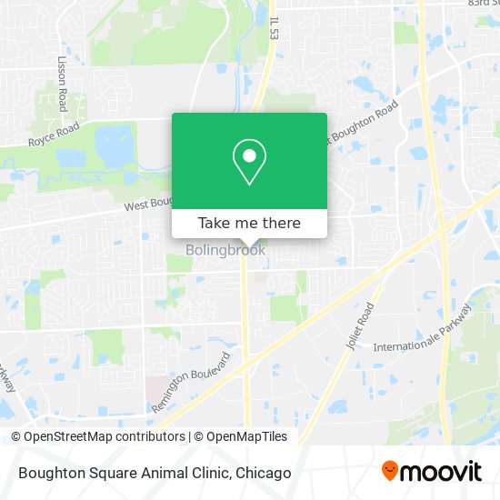 Boughton Square Animal Clinic map