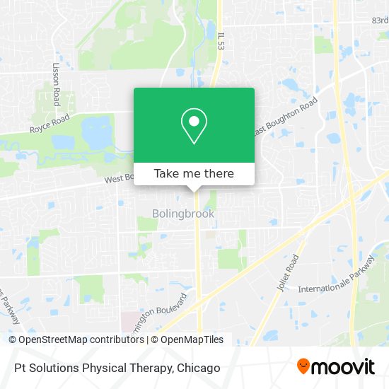 Pt Solutions Physical Therapy map