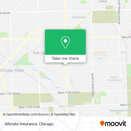 Allstate Insurance map