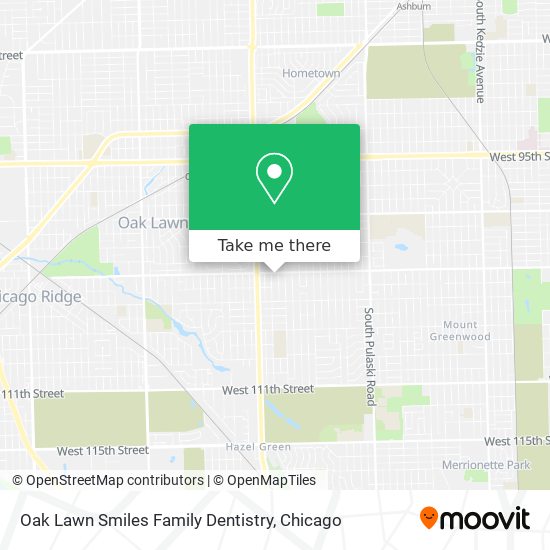 Mapa de Oak Lawn Smiles Family Dentistry