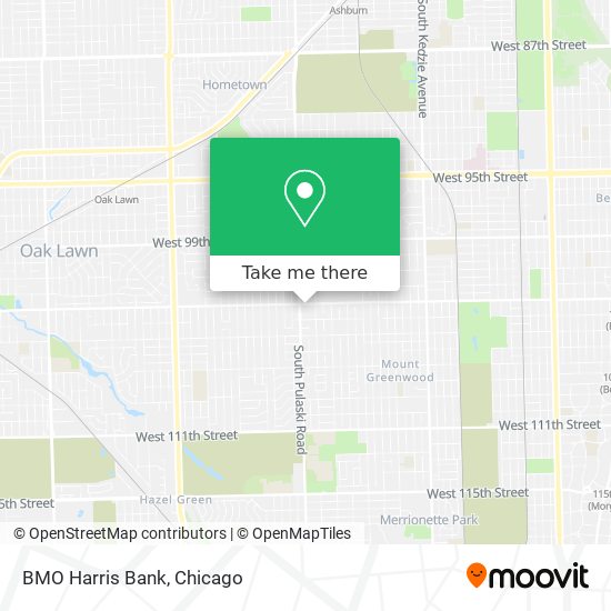 BMO Harris Bank map