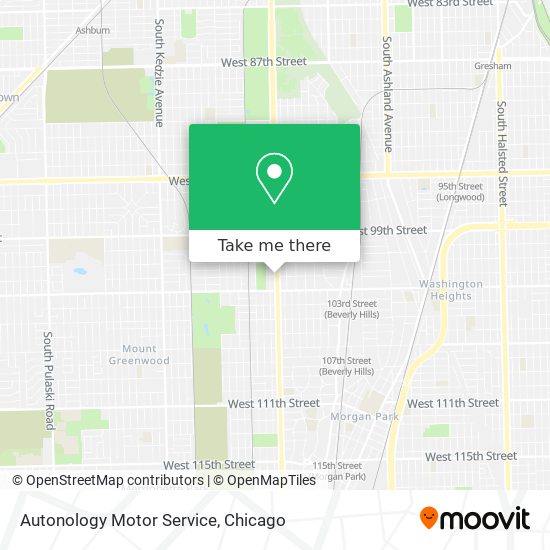 Mapa de Autonology Motor Service