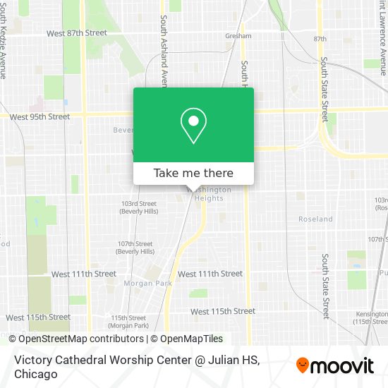 Victory Cathedral Worship Center @ Julian HS map