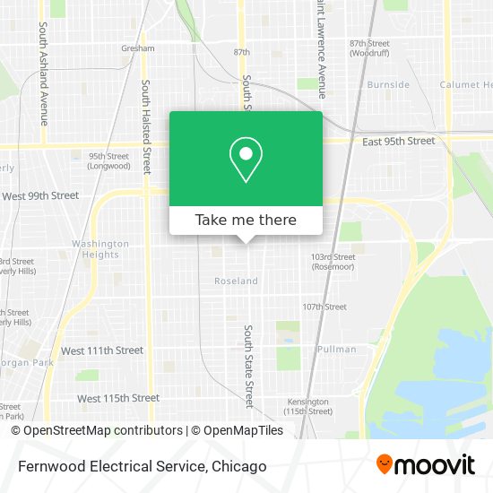 Mapa de Fernwood Electrical Service