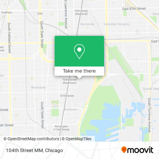 104th Street MM map