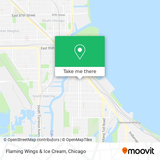 Flaming Wings & Ice Cream map