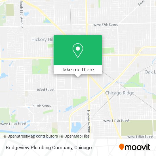 Bridgeview Plumbing Company map