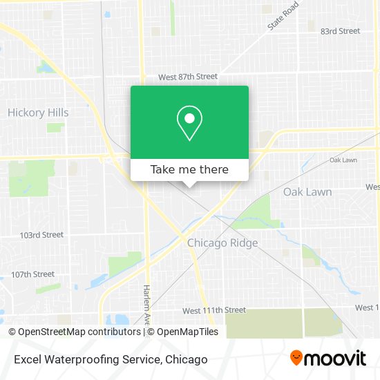 Excel Waterproofing Service map