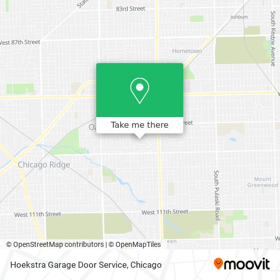 Hoekstra Garage Door Service map