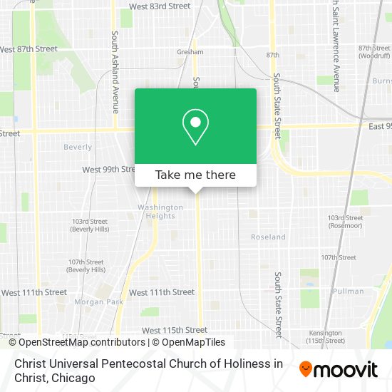 Mapa de Christ Universal Pentecostal Church of Holiness in Christ