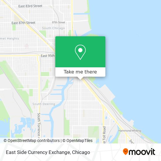 East Side Currency Exchange map