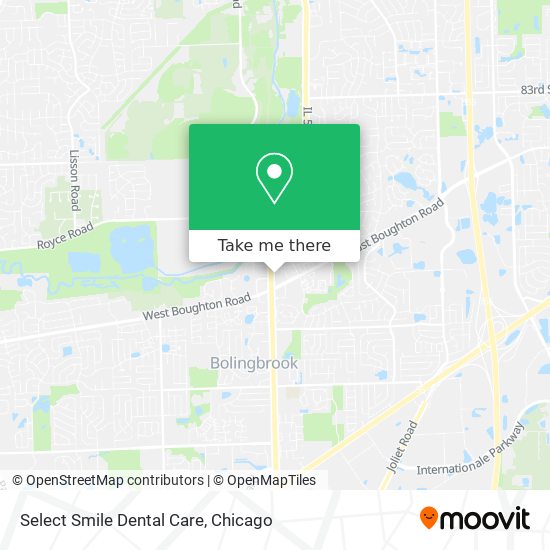 Select Smile Dental Care map