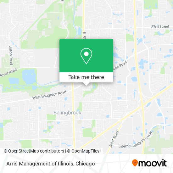 Arris Management of Illinois map