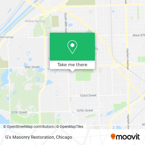 G's Masonry Restoration map