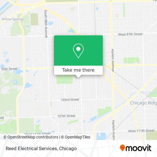 Mapa de Reed Electrical Services