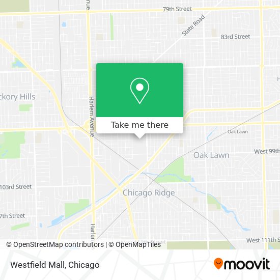 Mapa de Westfield Mall