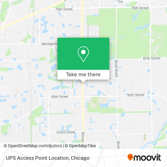 Mapa de UPS Access Point Location