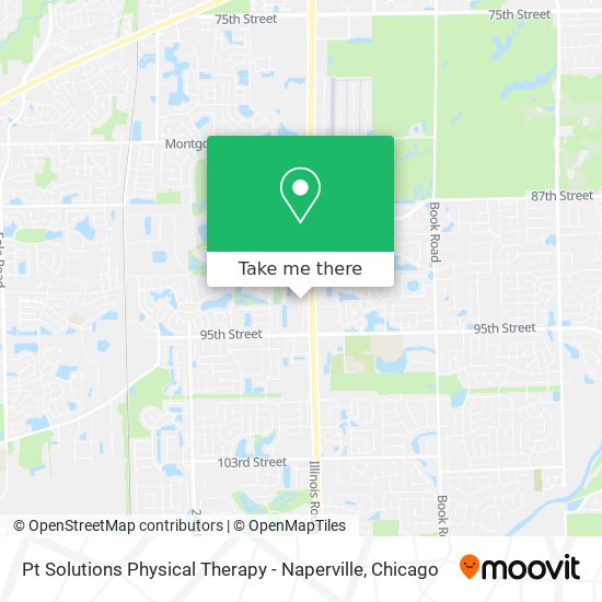 Mapa de Pt Solutions Physical Therapy - Naperville